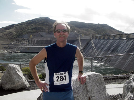 Monte at Grand Coulee Dam where Diane and Monte started their Engineering Geology Careers